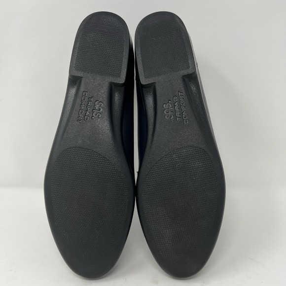 Women's SAS Navy Slip On Loafers Tripad Size 8S Excellent Condition - Picture 8 of 9